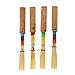 4Pcs Oboe Medium Soft Oboe Reeds Handmade Oboe Red Cork Wind Instrument Parts with Plastic Storage Box