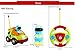 DeXop-Babrit Toy Remote Control RC Vehicles Cartoon Car RC Race Car with Music and Lights
