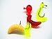 TOASIS Soft Plastic Fishing Wax Worms Artificial Bee Moth Silicone Larva Wiggler Glow Maggot Grub Lure Baits Pack of 200pcs Assorted Colors