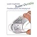 Voberry Glitter Crystal Clear Shockproof Case Bling Cover For Samsung Galaxy J7 2015 (Silver)