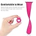 DaQin Bands Compatible with A pp le Watch Band 42mm 44mm, Soft Silicone Sport Replacement Wristbands Strap for A pp le Watch Series 4, Series 3/2/1, Rose Pink, S/M