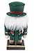 Clever Creations Traditional Wooden Collectible Chubby Leprechaun Nutcracker, Festive Christmas Décor Perfect for Shelves and Tables