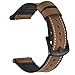 BEAFIRY 20mm 22mm Quick Release Watch Band Sports Leather Silicone Hybrid Smart Watch Strap for Men Sweatproof Soft Watchband for Women 8 Colors