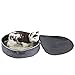 Petsfit Portable Travel Cat Litter Pan and Easy to Use on Trips for 1 Cat Under 10 Pounds