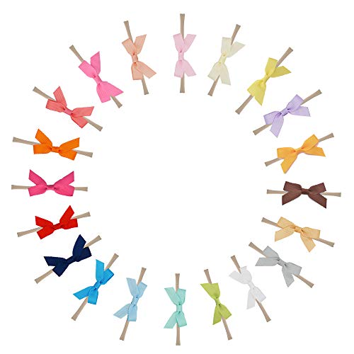 image for Prohouse Baby Nylon Headbands Hairbands Hair Bow Elastics for Baby Gir