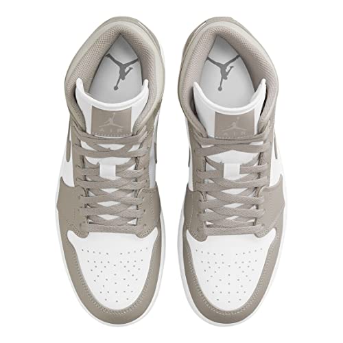 Nike Men's Air Jordan Mid Linen, College Grey/Light Bone/White