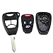New Remote Key Shell with Pad For Chrysler Pacifica Dodge Nitro Jeep 4BT