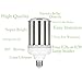 100w Led Corn cob light Bulb E39 Base, 5000K 13000lm AC100-277V,CFL HID HPS Metal Halide(400w) Replacement for Street and Area Light shoebox Fixture Factory Warehouse High Bay Garage light Parking Lot