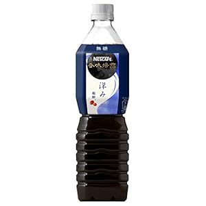 ネスカフェ 香味焙煎 深み ボトルコーヒー 無糖 900ml×12本