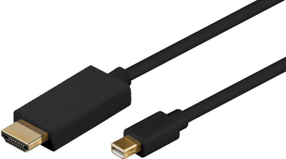 Microconnect mdphdmi2b 1.8 m DisplayPort HDMI Black Cable and Video Adapter, 1.8 Meters