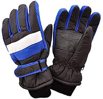 Amazon ジュニア スキーグローブ Sp 042 ブルー Jl ノーブランド品 グローブ