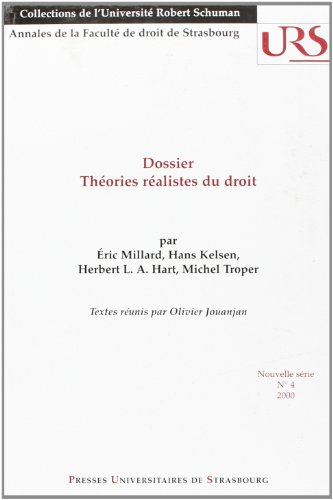 Théories réalistes du droit par Éric Millard, Hans Kelsen, Herbert L. A. Hart, M. Troper