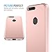 Google Pixel Case, Maxboost mSnap Thin Cases [Perfect Fit] [Rose Gold] EXTREME Smooth Surface with Anti-Slip Matte Coating for Excellent Grip Hard Protective PC Covers For Google Pixel 2016