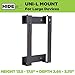 HIDEit Mounts Uni-L Mount - Patented in 2015, Made in USA - Steel Adjustable Large Wall Mount, Hide Your Cable TV Box, Satellite Receivers, DVRs, NVRs, Set-Top Boxes and Other A/V Equipment