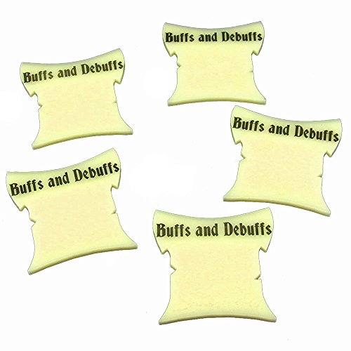 LITKO Buff Debuff Scroll Tokens Compatible with AoS 1st Edition, Ivory (5)