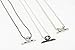 AsiaFly Necklace Pendant Compatible Apple Watch, Infinity & Double Loop Connector for Apple Watch Series 3, Series 2, Series 1 Sport & Edition - Black 42mm Double