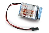 6V Tenergy 1600mAh NiMH Side by Side Double Hump Battery receiver Pack with Hitec Connector for RC car