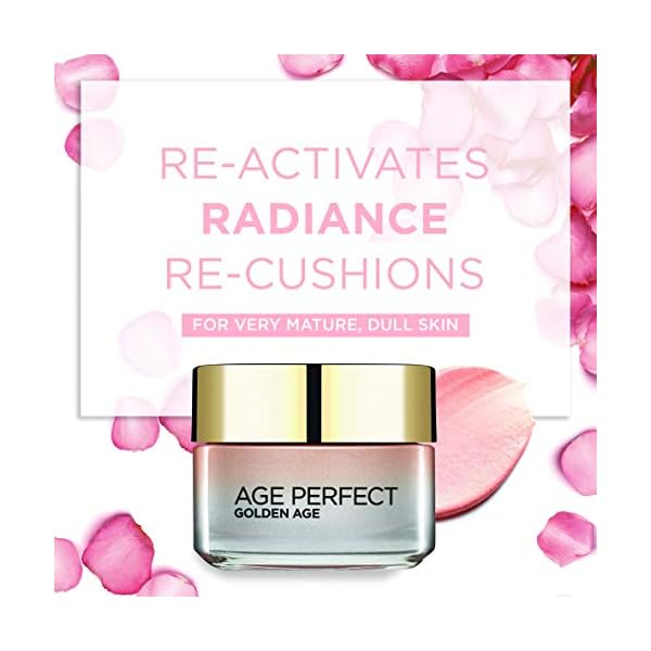 L’Oreal Paris Face Moisturiser, Age Perfect Golden Age Day Cream, Rehydrates and Restores Appearance Of Skin [50ml]