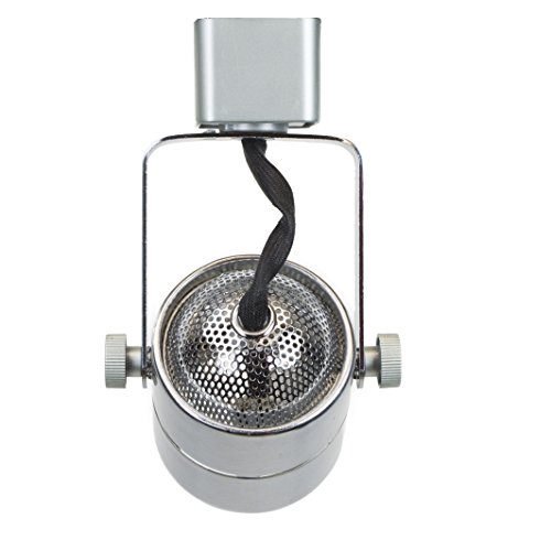 Direct-Lighting Brand H System 3-Lights GU10 7.5W LED (500 lumens Each) Track Lighting Kit 3000K Warm White Bulbs Included HT-50154L-330K-BS (Brushed Steel) - Thumbnail 5