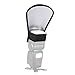 pangshi Flash Diffuser Reflector Two-Sides Silver/White Bounce for Speedlite Nikon SB-600, SB-800, SB-900, Canon 380EX 430EX 550EX 580EX Vivita Flash Sunpack Nissin Sigma Sony Pentax Olympus Yongnuo primary