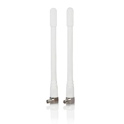 4G LTE Antenne TS9, Andven 5DBI Mini Omnidirektionale Signalverstärker für Wifi Router Mobiles Hotspots 2G 3G 4G GSM Wlan (2 
