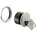 Prime-Line J 4512 Pressure Cast Zamak, Aluminum Finish Mortise Lock for Commercial Doors (Single Pack)