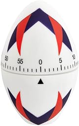 Judge Rugby Ball Kitchen Timer 60 Minute Wind Up