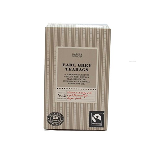 Marks & Spencer Earl Grey Teabags 50 Bags (From the UK)