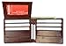 EEl Skin Bi-fold Mens Wallet Burgundy #E316
