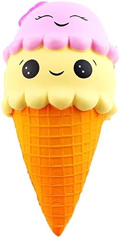 Xander Squeeze Fun Toy, Ice Cream Slow Rising Squishy Scented Charm For Kid, Stress Relieve