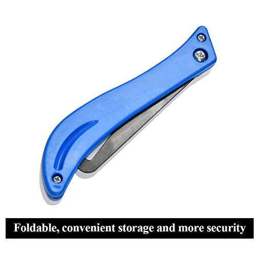 FOCCTS 12PCS Foldable Tile Joint Tool Grout Removal Scraping off Edges Caulking Tool Kit, 2 Grout Saw and 10 Grout Saw Knife for Bathroom, Bedroom, Tiles Gap