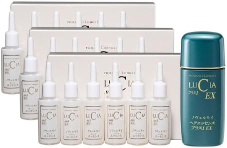 Amazon ルチア ノヴェルモイ 発毛 育毛エッセンス4点セット 育毛剤携帯用3箱 頭皮トリートメント1本 男女共用 ルチア Lucia ビューティー 通販