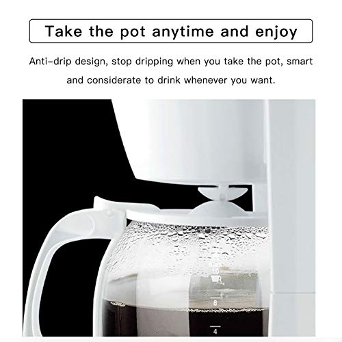 Filterkaffeemaschine mit Glaskanne | 1,5L Füllmenge | 11-15 Tassen | 950W |Kaffeemaschinenzubehör mit Deckel – Bild 6