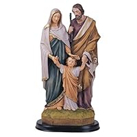 George S. Chen Imports SS-G-212.07 Holy Family Jesus Mary Joseph Religious Figurine Decoration, 12"