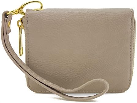 Proya Collection Mini-size Single Zip Around Coin Wristlet Wallet