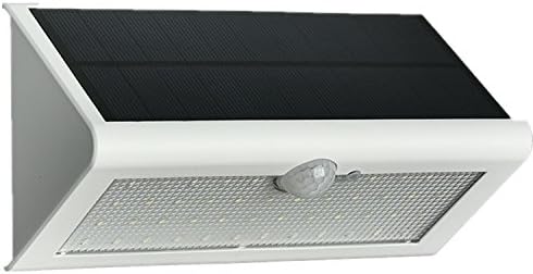 IYOOVI Solar Lights Outdoor 800 Lumen, Waterproof 46 LED Motion Sensor Light for Garden Yard Pool Patio Path Wall Fence Light (White-6000K White Light)