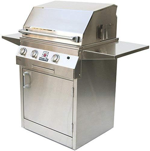 review Solaire 27-Inch Deluxe Infrared Propane Grill on Square Cart with Rotisserie Kit, Stainless Steel