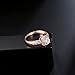 JUST N1 Womens Jewelry 18k Rose Gold Plated Vintage Wedding Engagement Jewelry Ring Christmas Gift