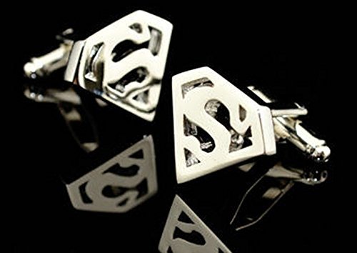 Superman Shield Cufflinks Super Hero Cufflinks Shirt Cufflinks Best Gift to Men