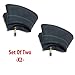 SET OF TWO: MMG Motorcycle Inner Tube 2.50/2.75-10 | 3.10-10 | 70/100-10 - Off Road Motorcycle Tire Inner Tube - TR87 Bent Valve Stem
