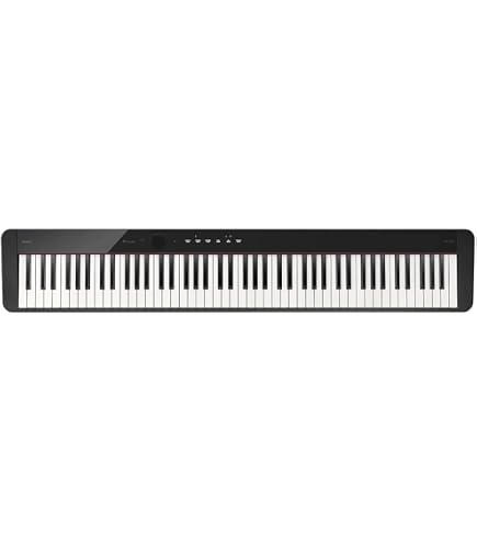 Piano Digital P 225B Preto 88 Teclas Sensitivas Com Fonte e Pedal