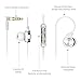 Senzer SE610 Bass In-ear Headphones Earbuds with Mic & Volume Control for iPhone Smartphones (White)
