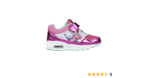 takestop® Zapatillas deportivas de gimnasia Poppy Trolls DreamWorks  Zapatillas luminosas rosas con cierre de velcro de cartón gekco niña niña  Rosa Size: 29 EU : Amazon.es: Zapatos y complementos