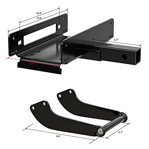 ORCISH Winch Mount, 10x 4 1/2 Universal Winch Mounting Plate with 2