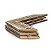 BARNWOODUSA Reclaimed Wood Chevron Arrow, Rustic Wall Mount Decor, Weathered Gray Decorations