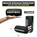HoneyBull Sleeping Pad | HoneyBull Lightweight Comfortable Sleep Mat Perfect for Camping and Traveling | Inflates in Just 1 Minute (Black)