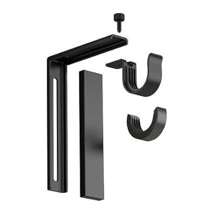 Ikea Betydlig Wall Ceiling Bracket Black Amazon Co Uk Kitchen