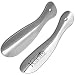 Metal Shoe Horn, 2 Pack- 7.5" Long- Perfect Shoe Horns for Men, Women, Kids - Travel Shoe Horn