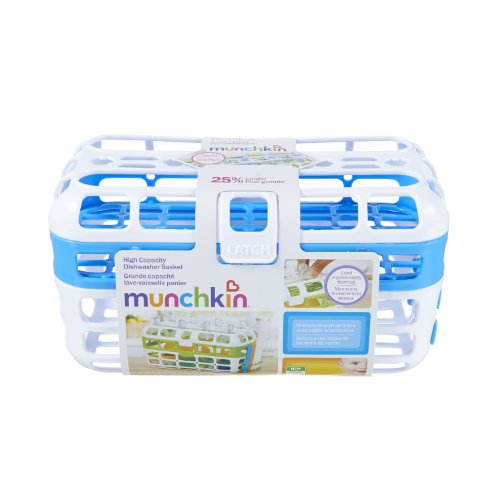 Munchkin High Capacity Dishwasher Basket, Colors May Vary