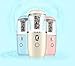 Car Diffuser Humidifier, Kobwa Mini Portable Ultrasonic Essential Air Diffusers With Negative Ions Particles.(Blue)